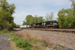 NS 4048 and 9913 take train 38G east through Cove PA